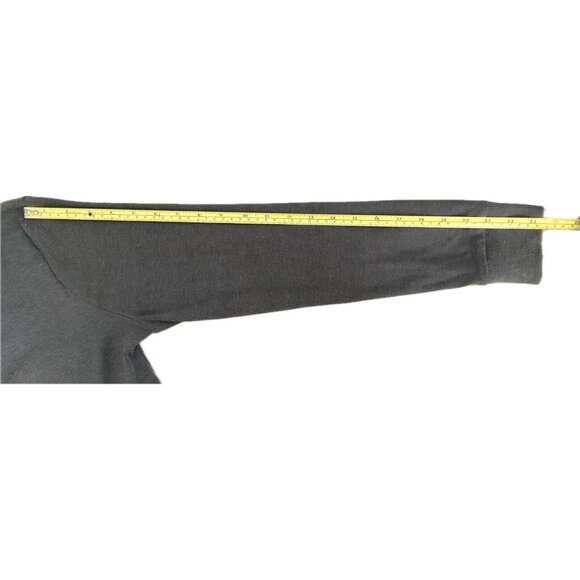 Banana Republic Shirt Womens S Gray V Neck Roll Collar Pockets Buttons Stretch - Picture 9 of 10